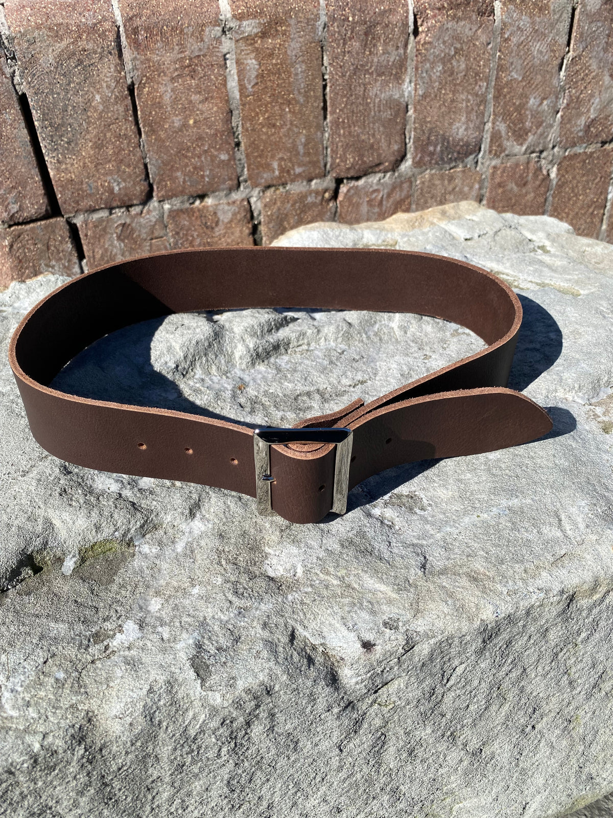 Marose Chocolate Leather Belt