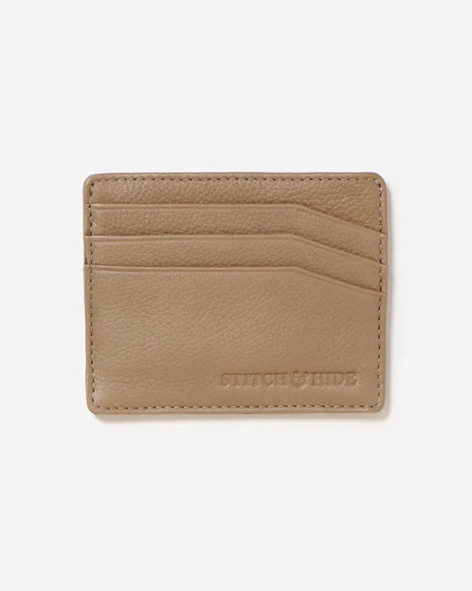 Alice Leather Cardholder Oak