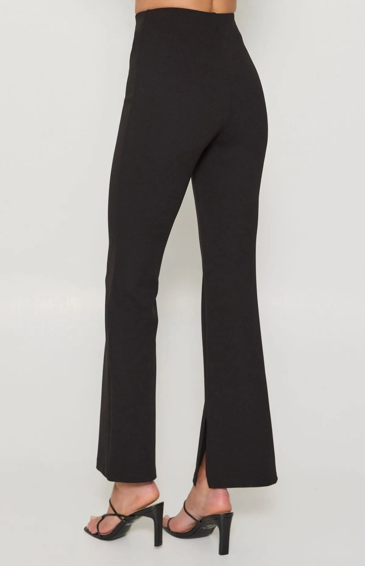 Stretch High Waisted Flare Pants