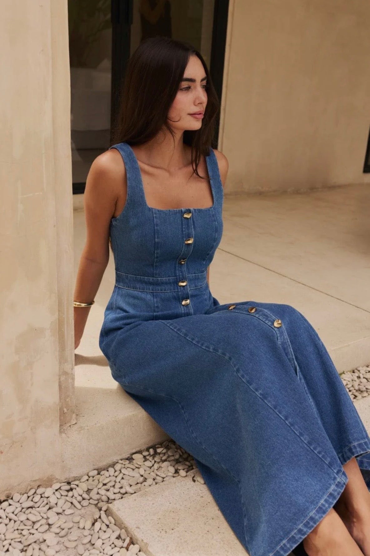 Darcy Dress Denim