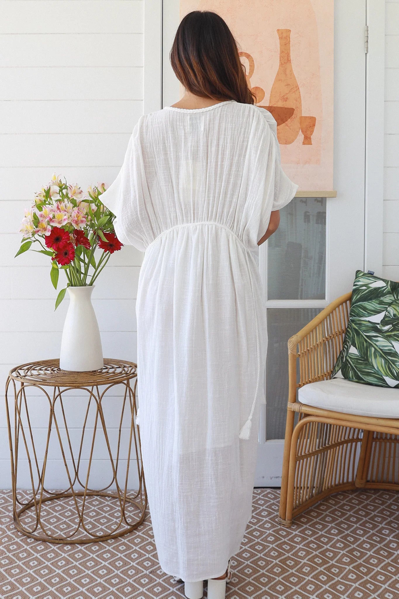 Eden Dress White