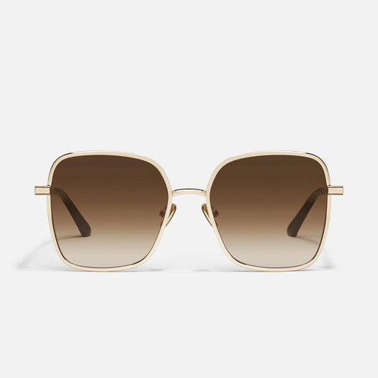 Quay 5th Ave Gold Brown